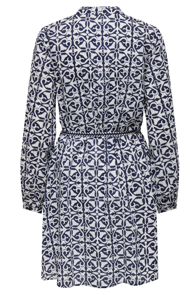 JDYANNA S/S BELT DRESS WVN 15351014 NAVY BLAZER